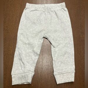 Soft Cotton Toddler Pants Light Gray